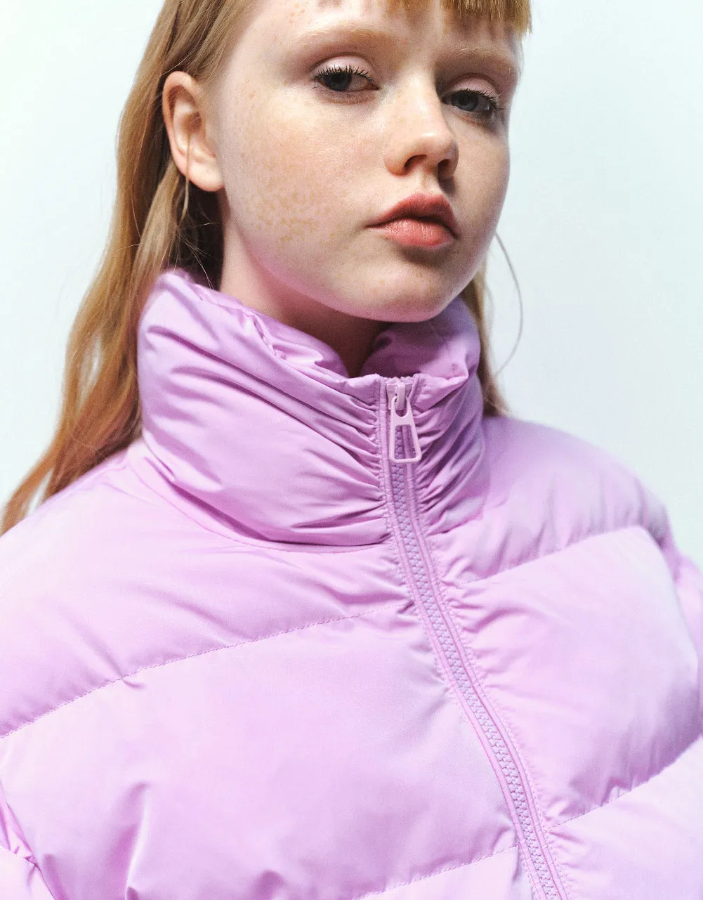 Stand Collar Puffer Jacket sold by Urban Revivo product image thumbnail 5