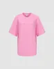 Letter Embossed Crew Neck Loose T-Shirt sold by Urban Revivo