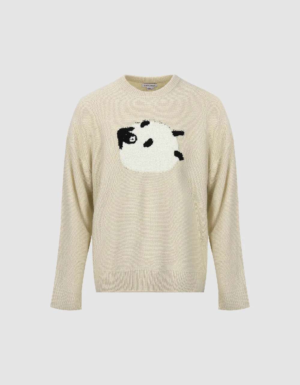 Sheep Embroidered Knitted T-Shirt sold by Urban Revivo product image thumbnail 2