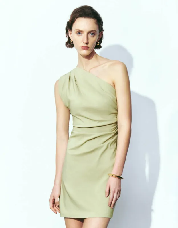 One Shoulder Skinny Dress sold by Urban Revivo