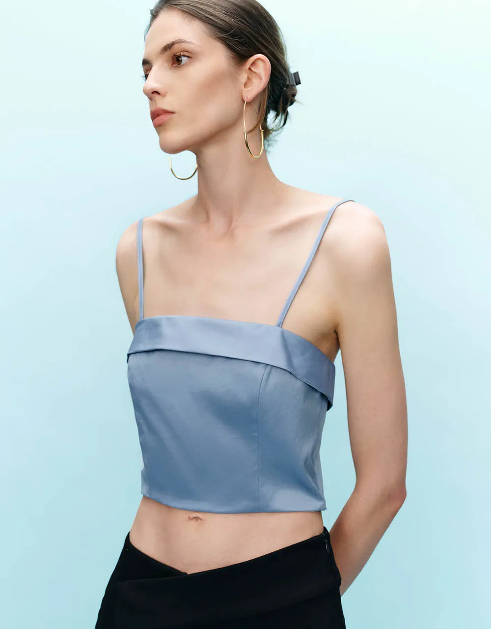 Cropped Cami Top sold by Urban Revivo product image thumbnail 3