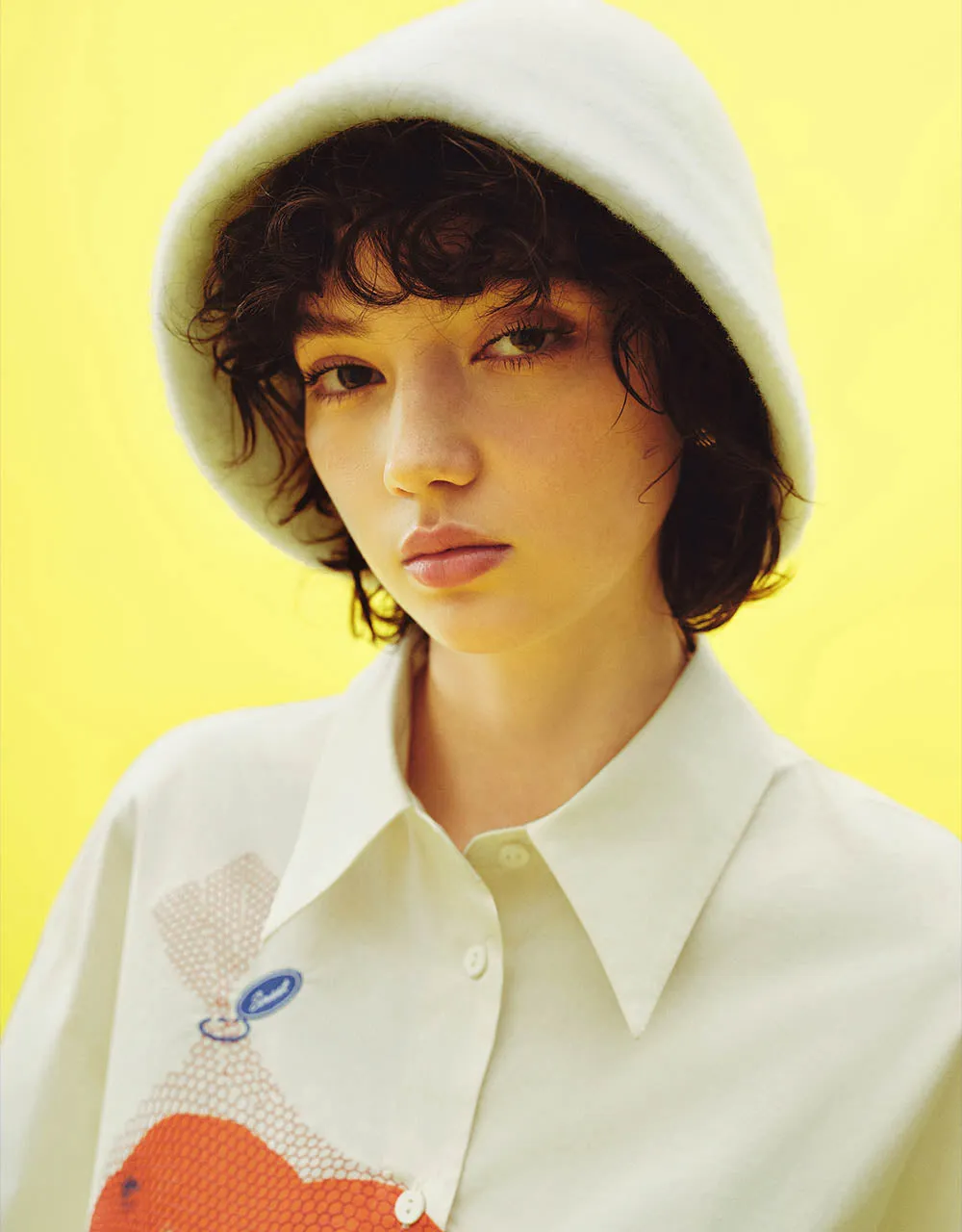 Printed Loose Straight Shirt sold by Urban Revivo product image thumbnail 4