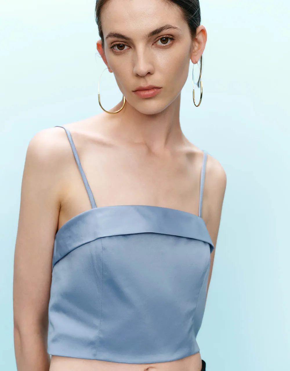 Cropped Cami Top sold by Urban Revivo product image thumbnail 4