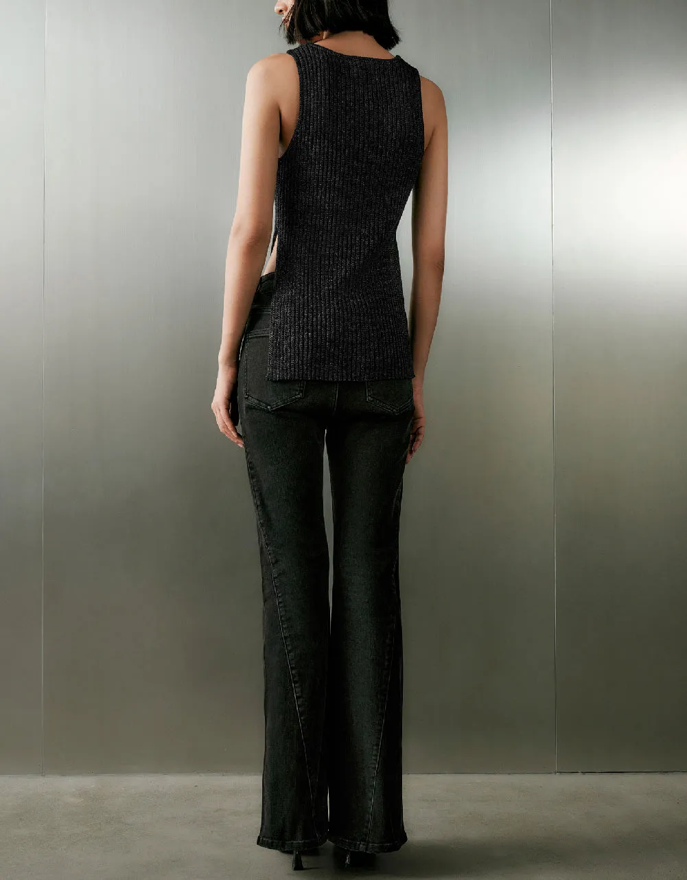 Knitted Tank Top sold by Urban Revivo product image thumbnail 5