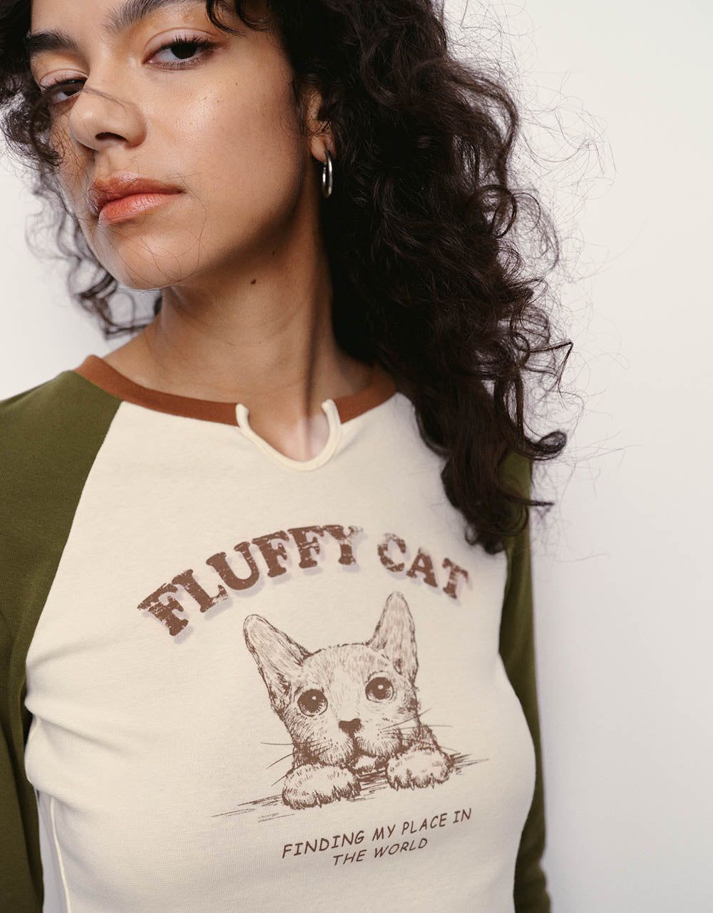 Pets Printed Skinny Knitted T-Shirt sold by Urban Revivo product image thumbnail 5