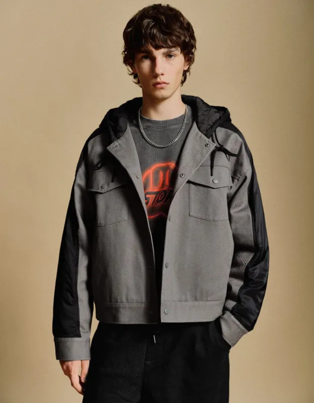 Hooded Oversized Padded Coat sold by Urban Revivo