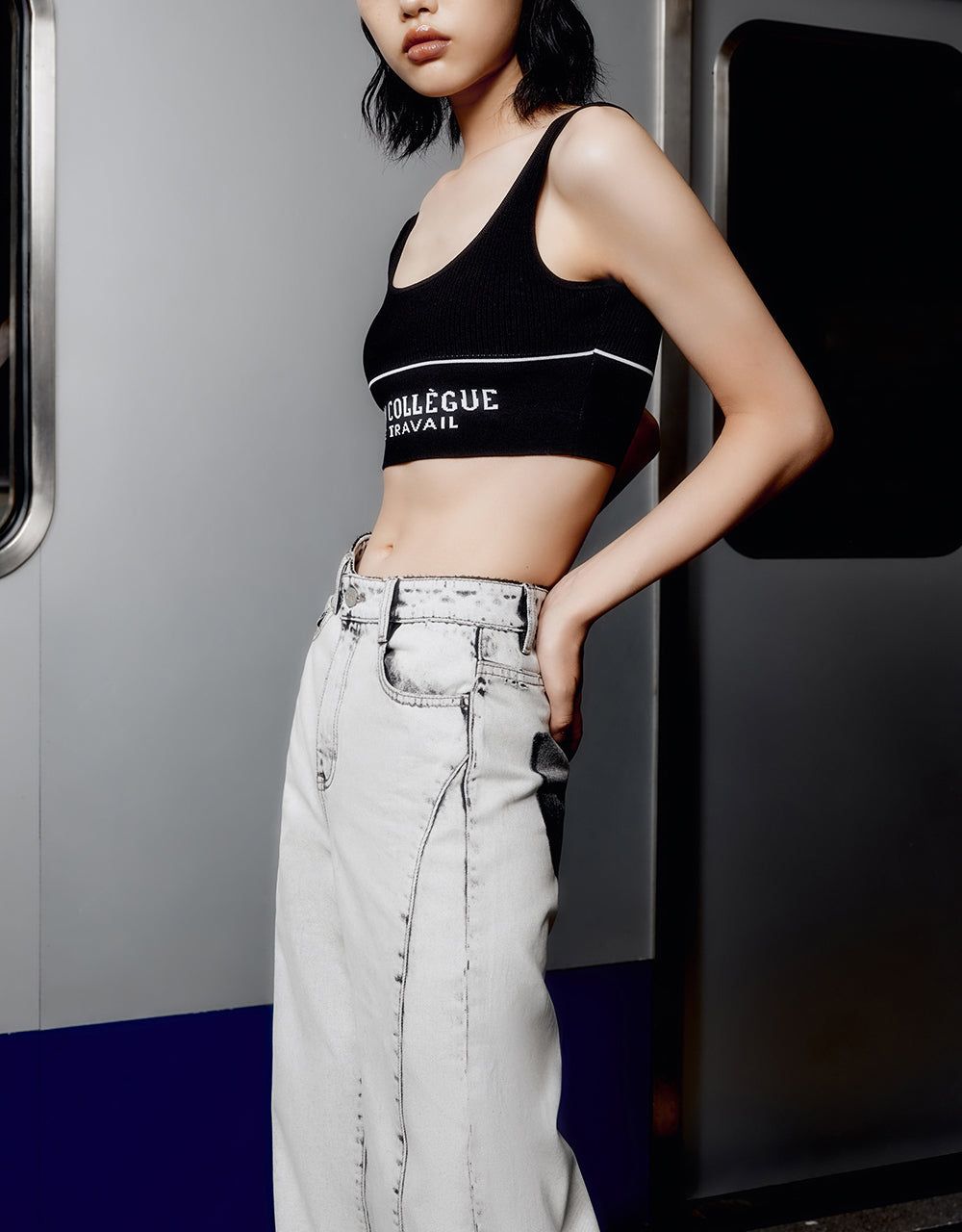 Letter Cropped Top sold by Urban Revivo product image thumbnail 3