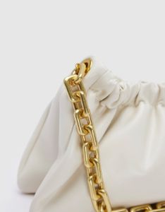 Ruched Chain Shoulder Bag sold by Urban Revivo