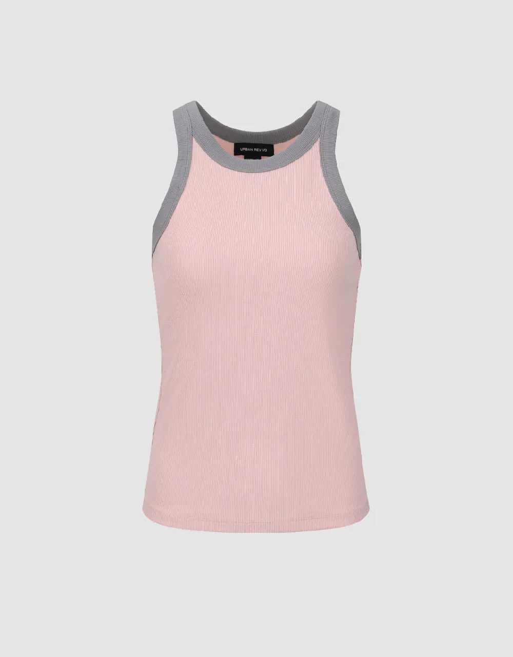 Knitted Crew Neck Tank Top sold by Urban Revivo product image thumbnail 2