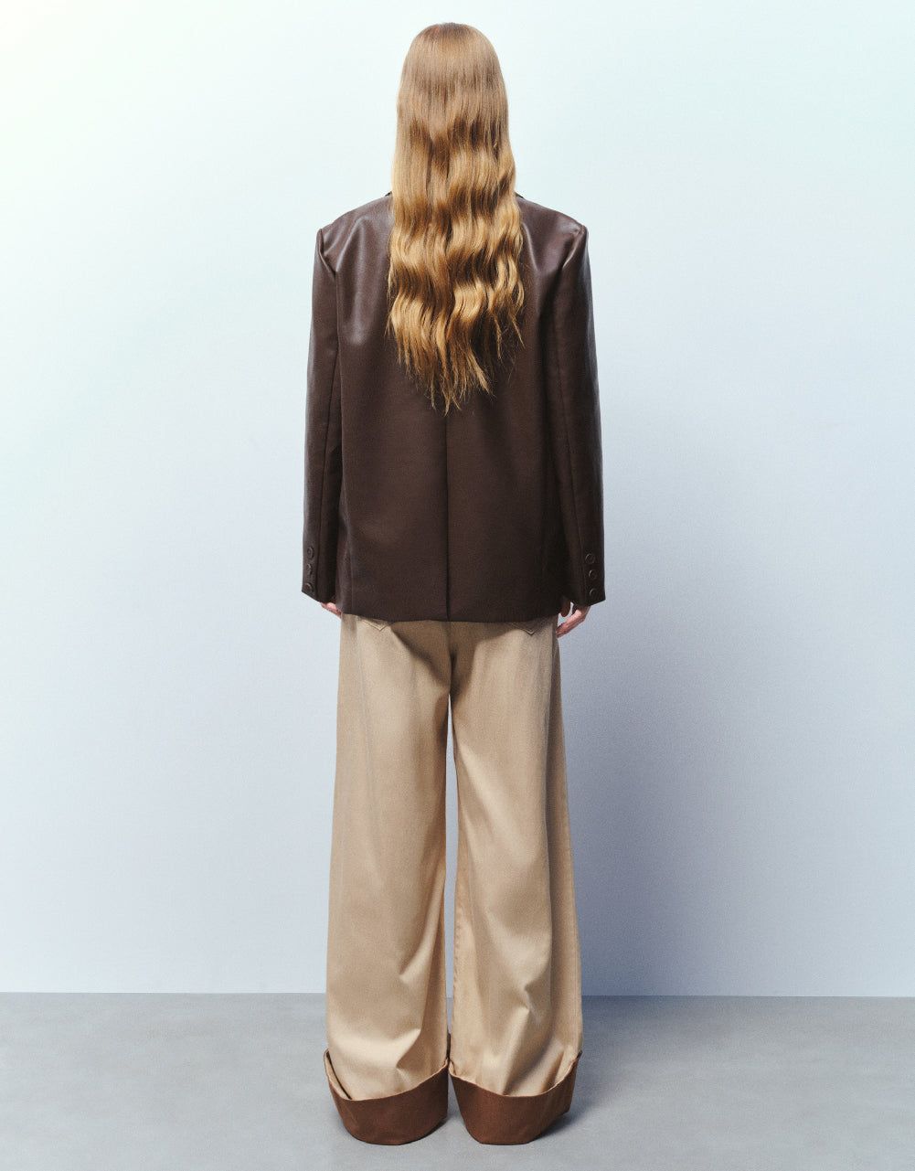 Vegan Leather Straight Jacket sold by Urban Revivo product image thumbnail 4