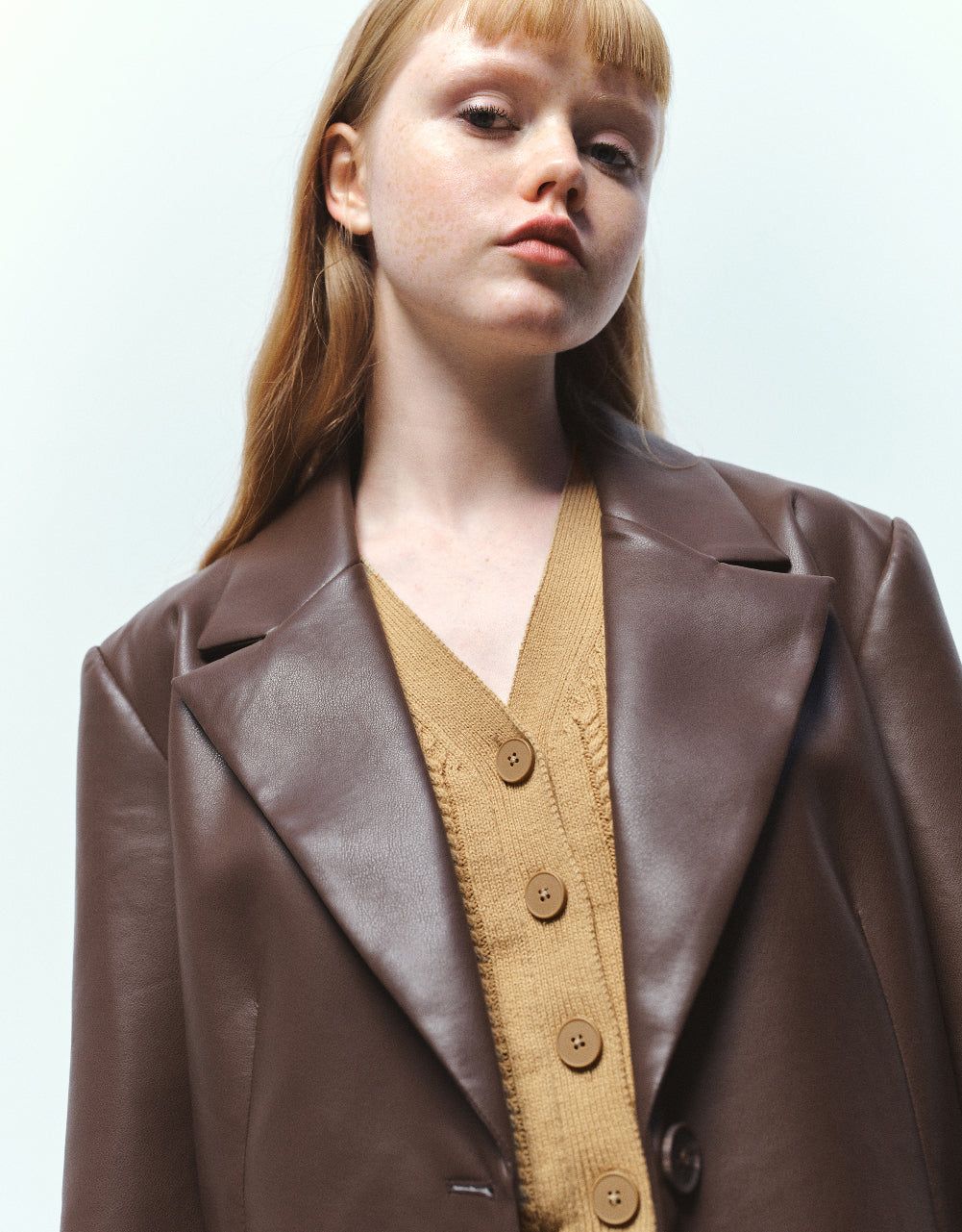 Vegan Leather Straight Jacket sold by Urban Revivo product image thumbnail 5