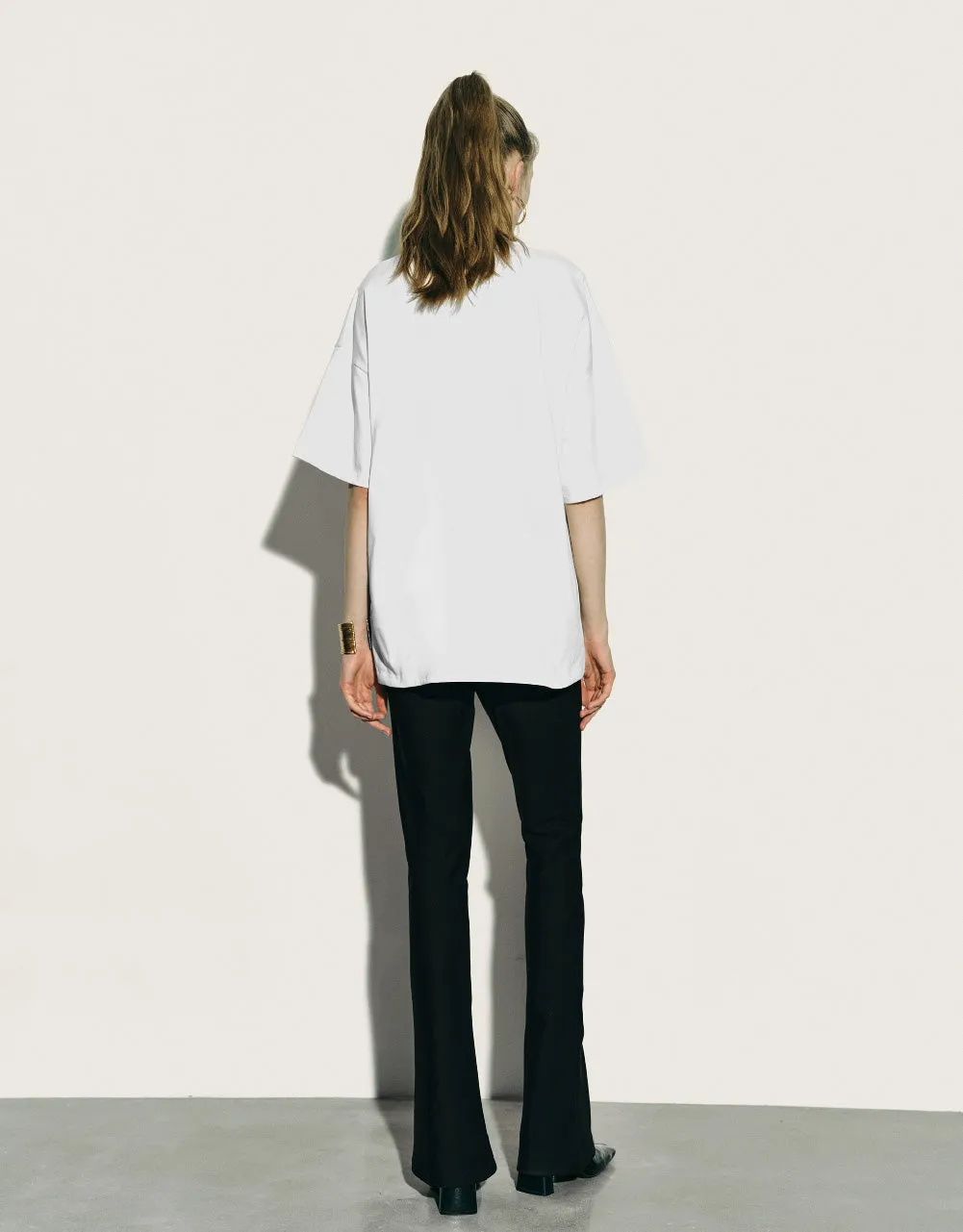 Loose Straight T-Shirt sold by Urban Revivo product image thumbnail 4