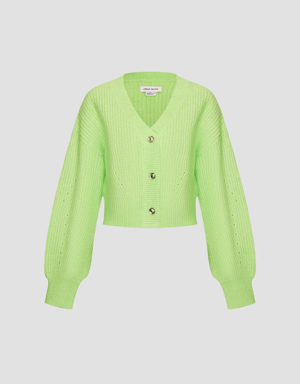 V-Neck Knit Cardigan sold by Urban Revivo