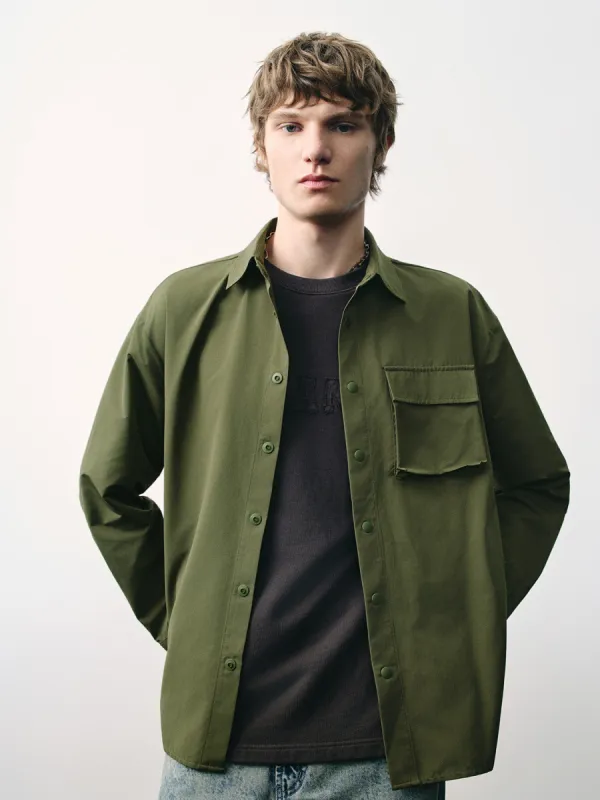 Button Up Loose Shirt sold by Urban Revivo