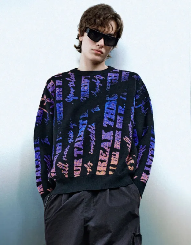 Letter Printed Knitted T-Shirt sold by Urban Revivo