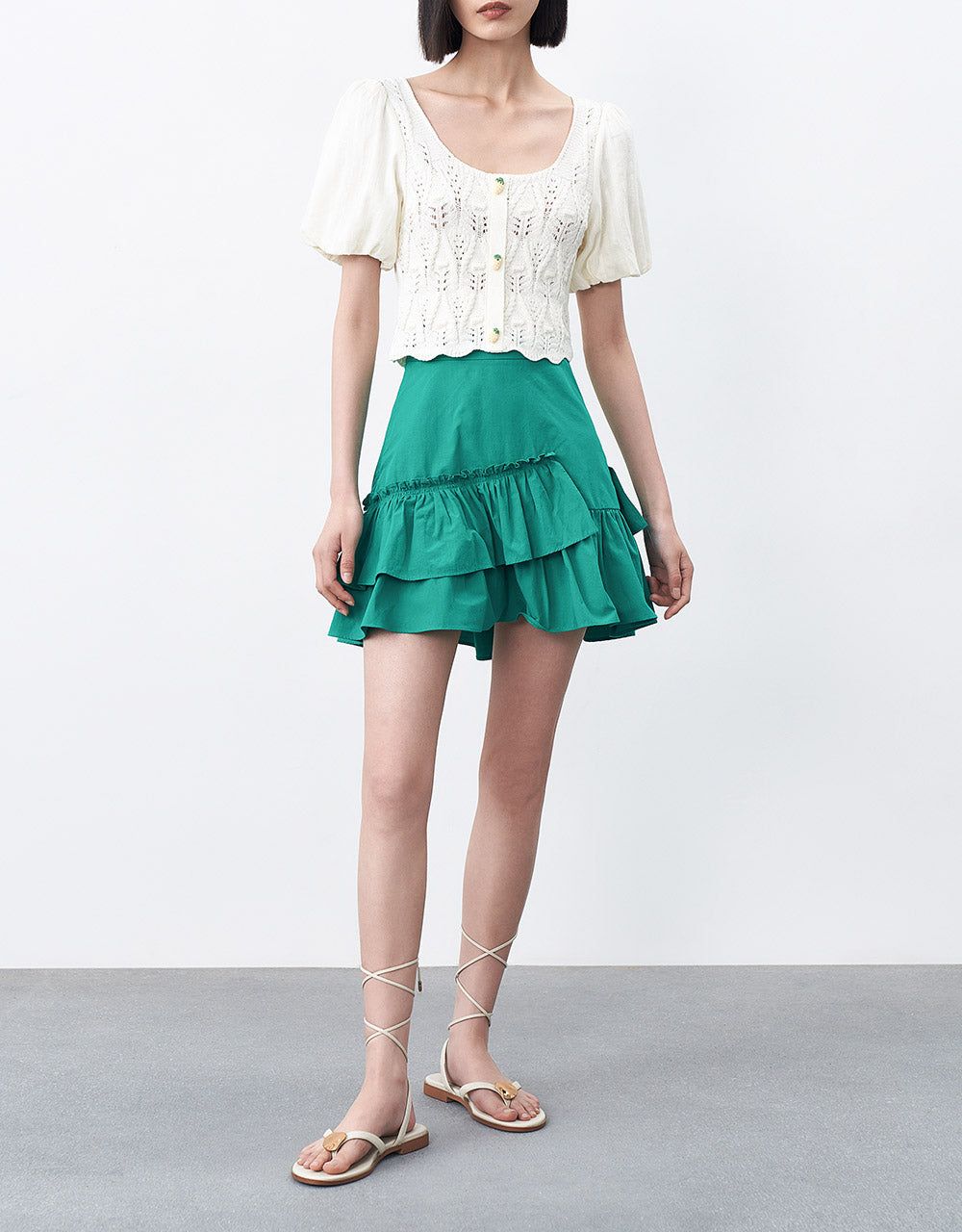 Ruffle Mini Skirt sold by Urban Revivo product image thumbnail 5