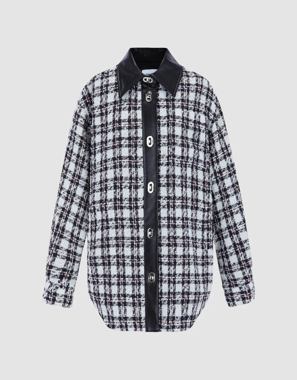 Combination Tweed Plaid Jacket sold by Urban Revivo product image thumbnail 2