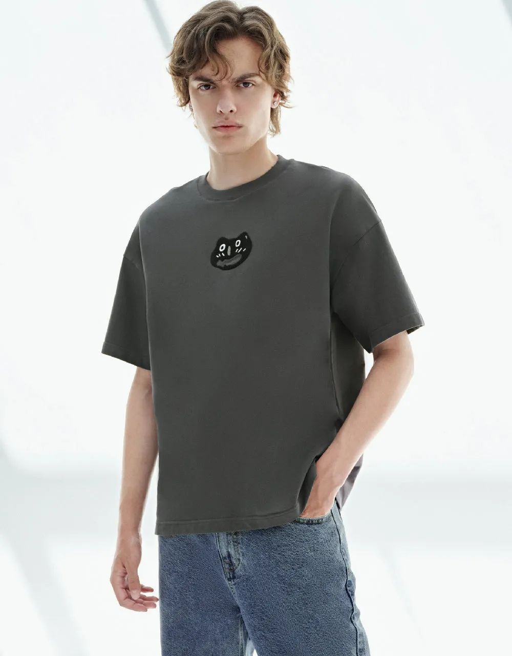 Printed Crew Neck T-Shirt sold by Urban Revivo