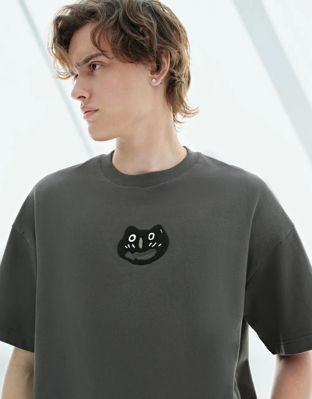 Printed Crew Neck T-Shirt sold by Urban Revivo product image thumbnail 4