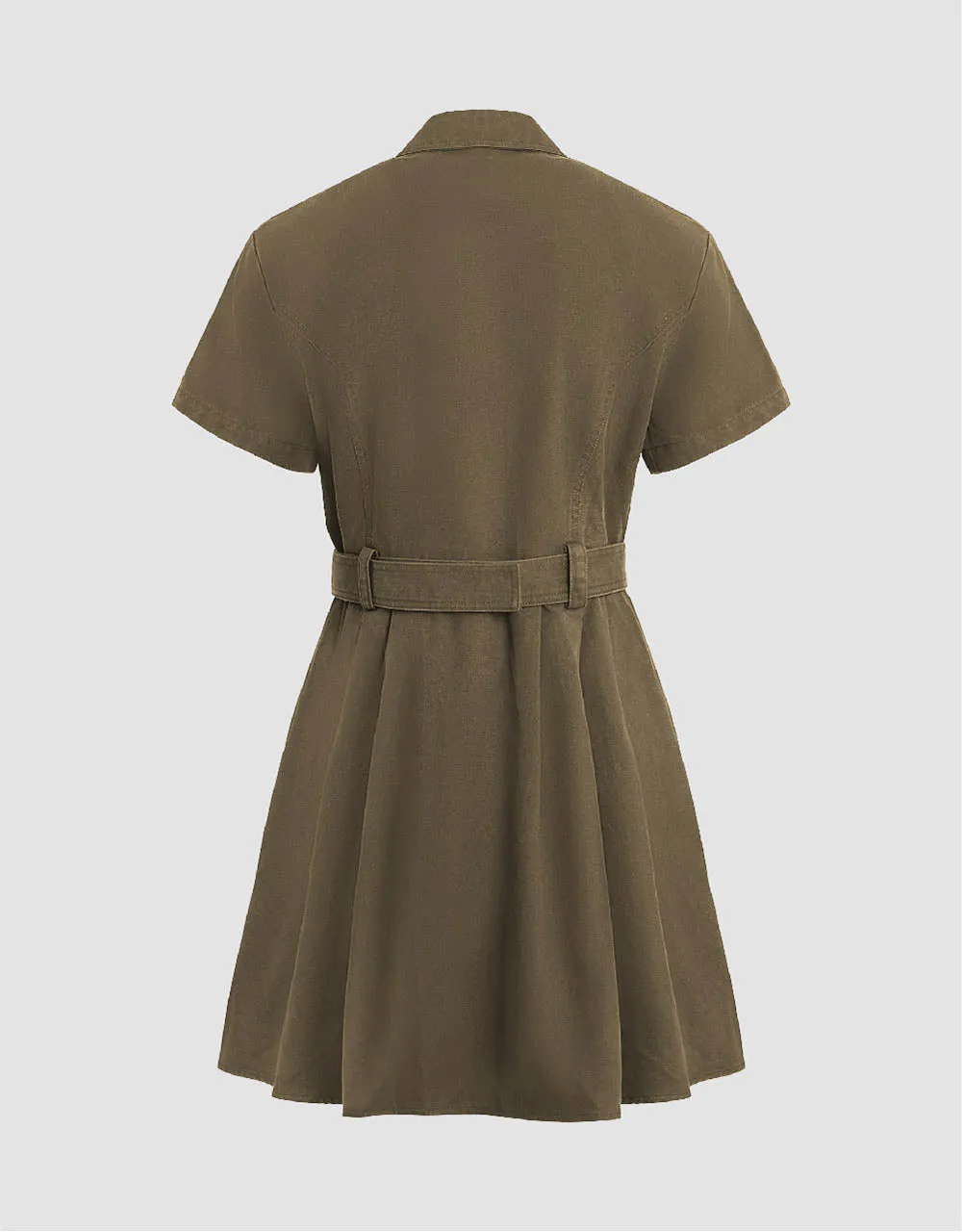 Pleated Mini Skater Dress sold by Urban Revivo product image thumbnail 5