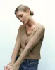 Tie Front V-Neck Skinny Knitted Cardigan sold by Urban Revivo