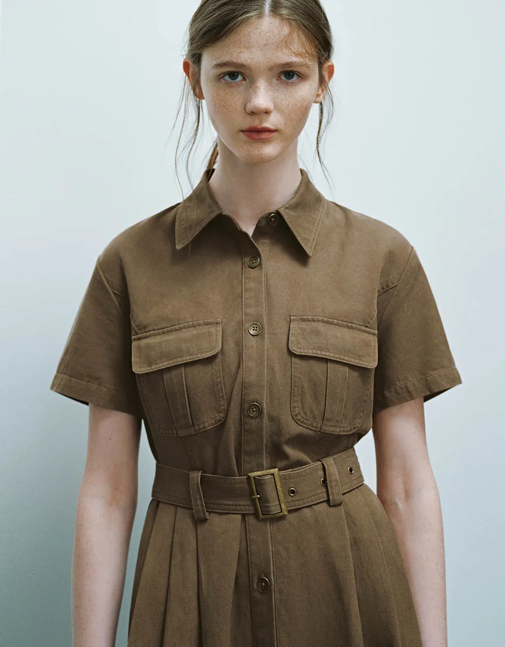 Pleated Mini Skater Dress sold by Urban Revivo product image thumbnail 4