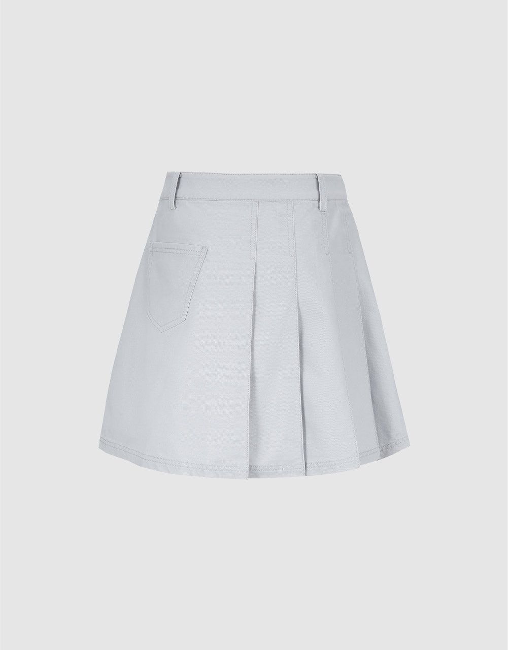 Pleated Mini A-Line Skirt sold by Urban Revivo product image thumbnail 3