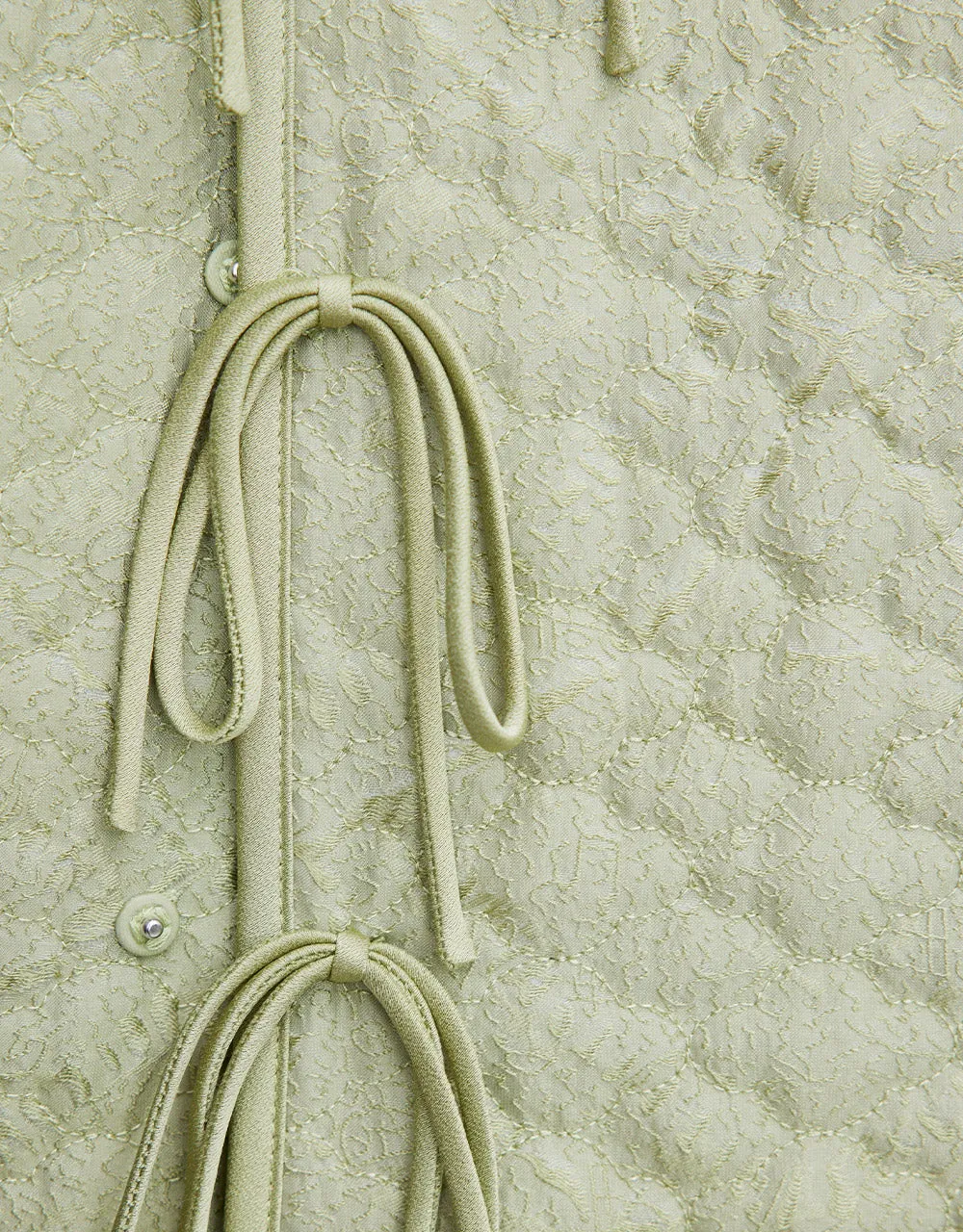 Tie Front Textured Winter Coat sold by Urban Revivo product image thumbnail 5