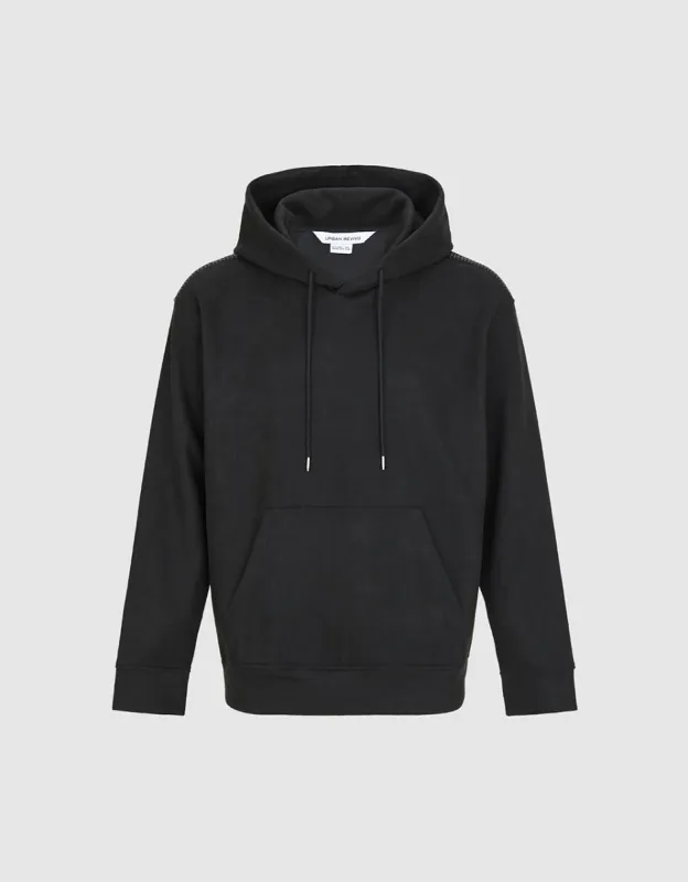 Hooded Crew Neck Sweatshirt sold by Urban Revivo
