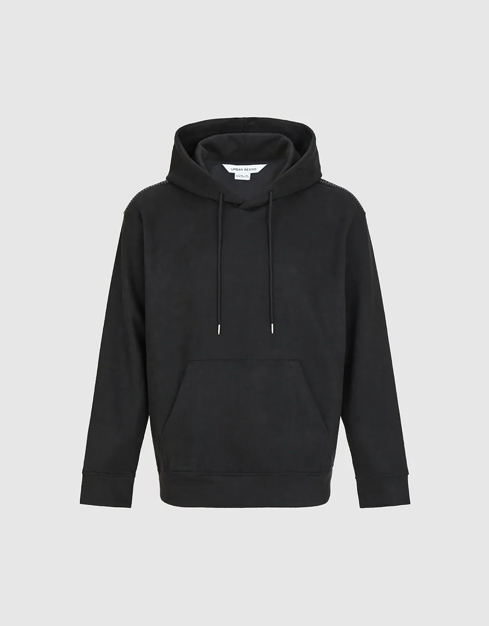 Hooded Crew Neck Sweatshirt sold by Urban Revivo