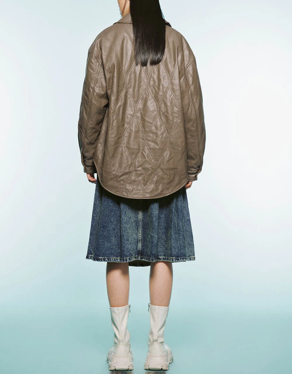 Press Button Straight Jacket sold by Urban Revivo product image thumbnail 4