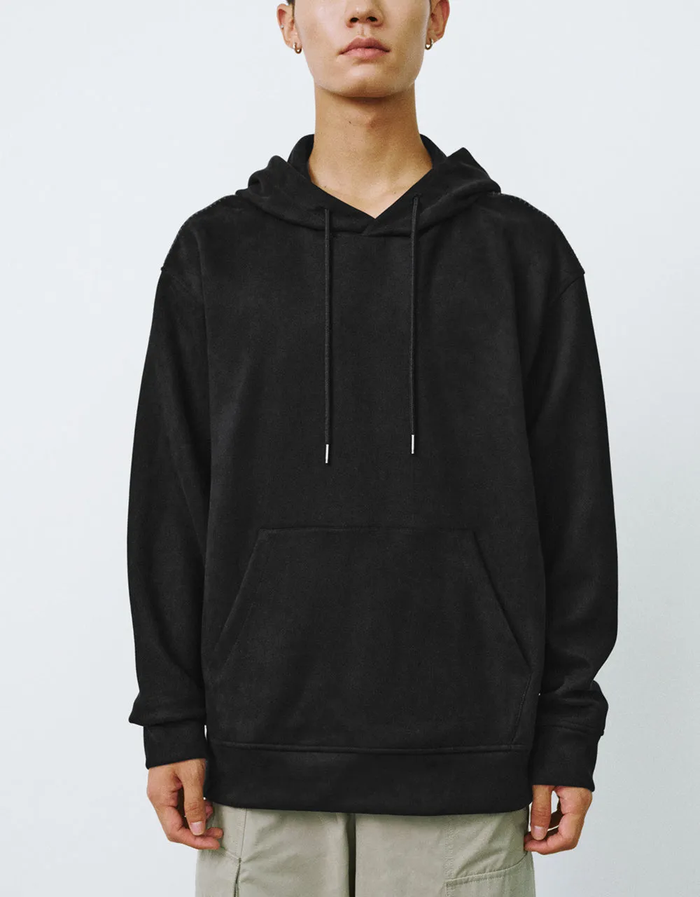 Hooded Crew Neck Sweatshirt sold by Urban Revivo product image thumbnail 2