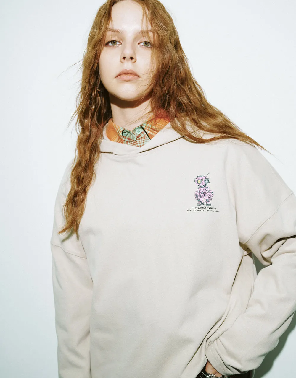 Printed Hooded Loose T-Shirt sold by Urban Revivo product image thumbnail 5