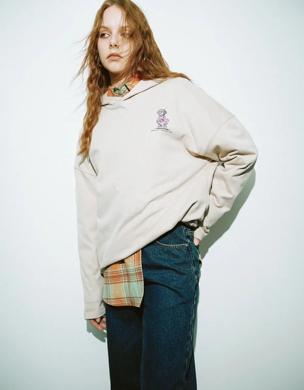 Printed Hooded Loose T-Shirt sold by Urban Revivo product image thumbnail 3