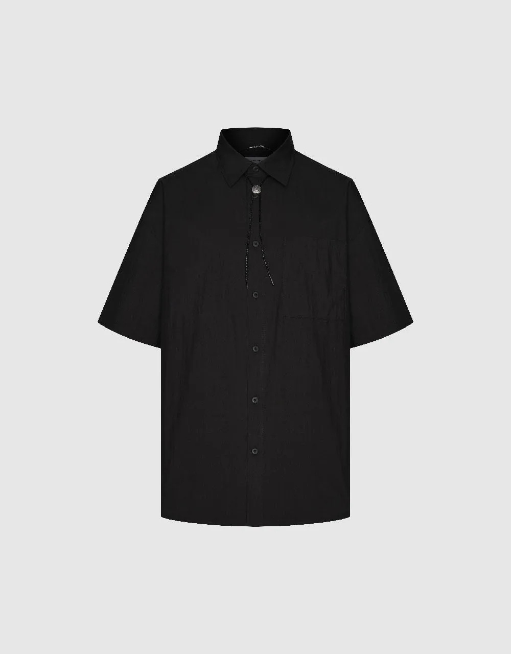 Button Up Straight Loose Shirt sold by Urban Revivo product image thumbnail 4