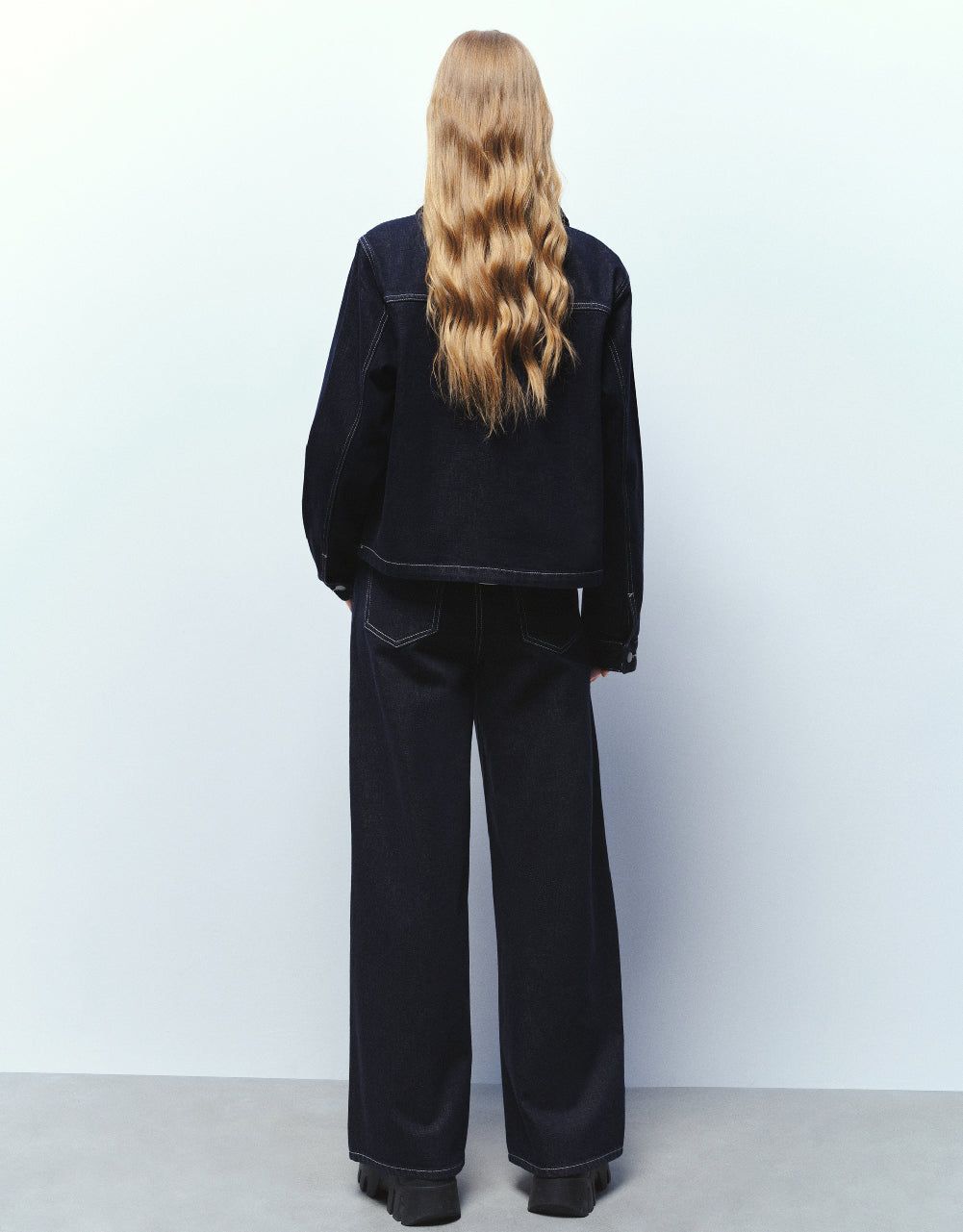 Button Up Loose Denim Jacket sold by Urban Revivo product image thumbnail 4