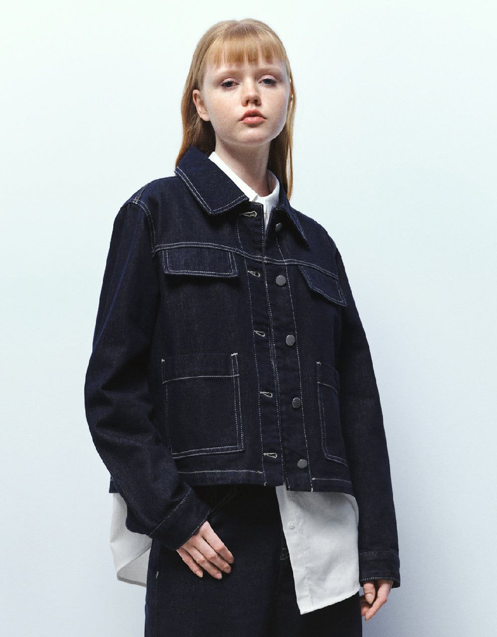 Button Up Loose Denim Jacket sold by Urban Revivo