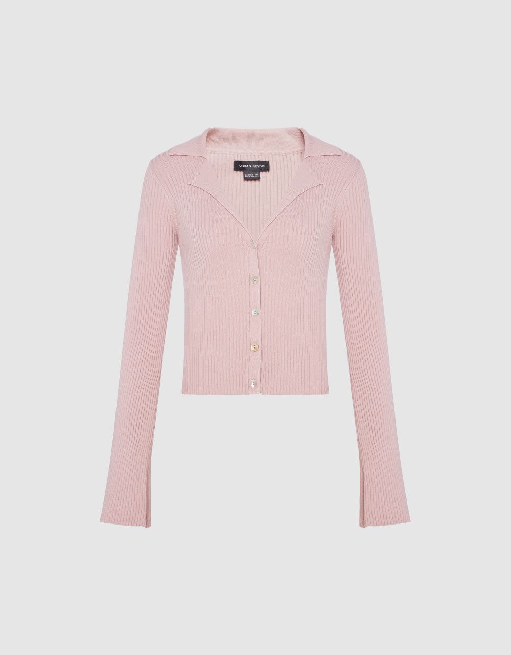 V-Neck Knitted Cardigan sold by Urban Revivo product image thumbnail 2