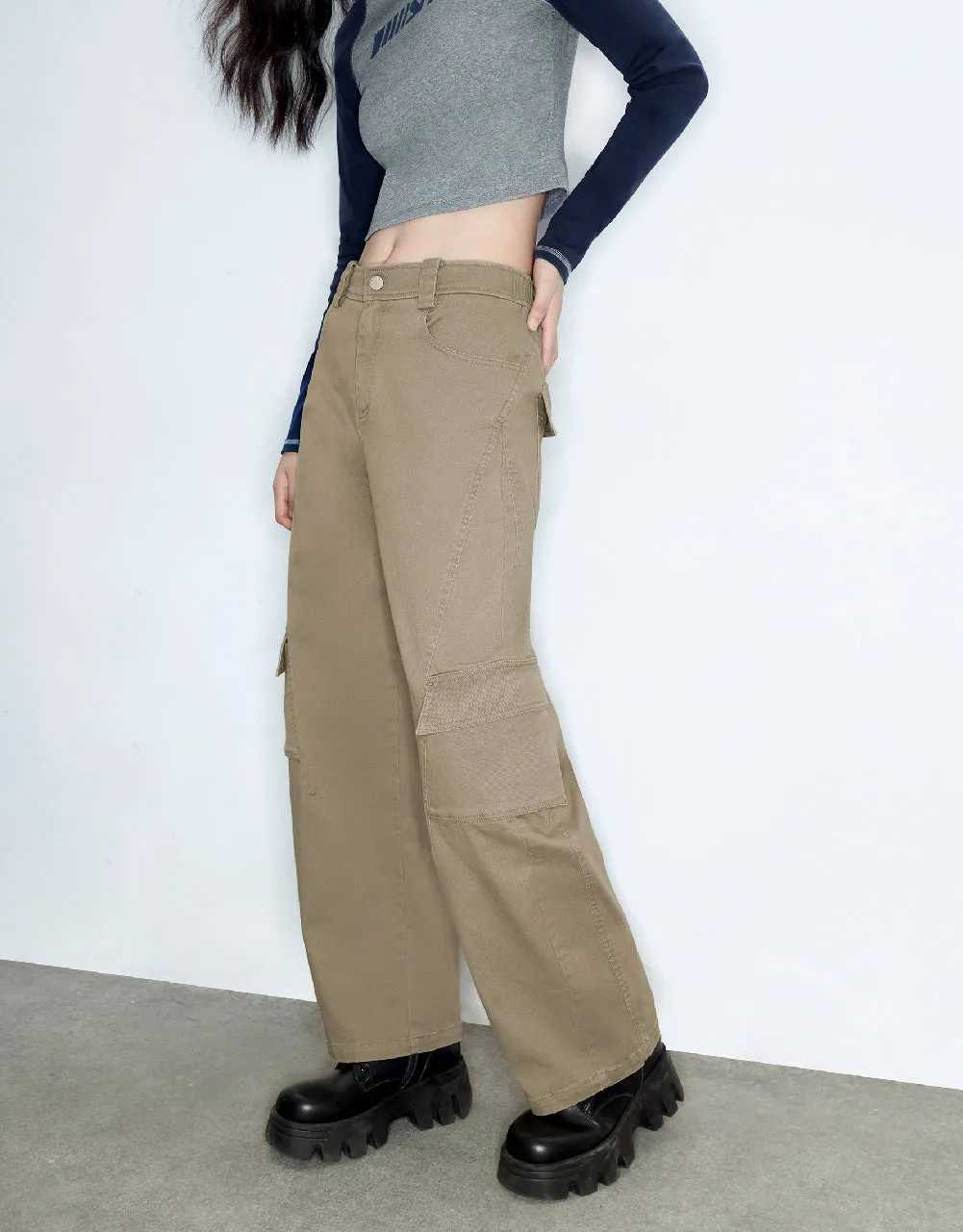 Wide-Leg Pants sold by Urban Revivo product image thumbnail 4