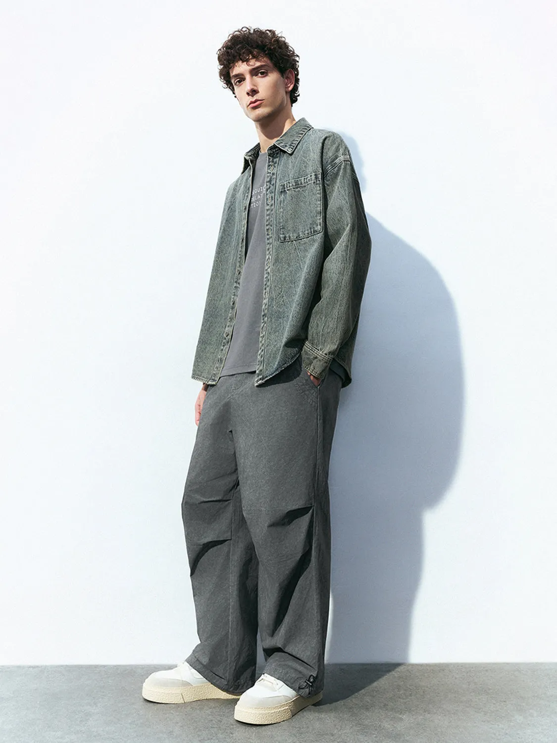 Loose Denim Shirt sold by Urban Revivo product image thumbnail 5