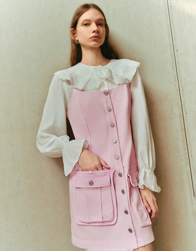 Sleeveless Mini Denim Dress sold by Urban Revivo