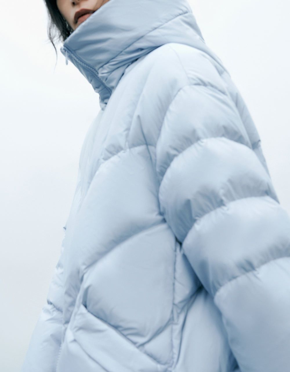 Zipper Front Down Jacket With Detachable Gloves sold by Urban Revivo product image thumbnail 3