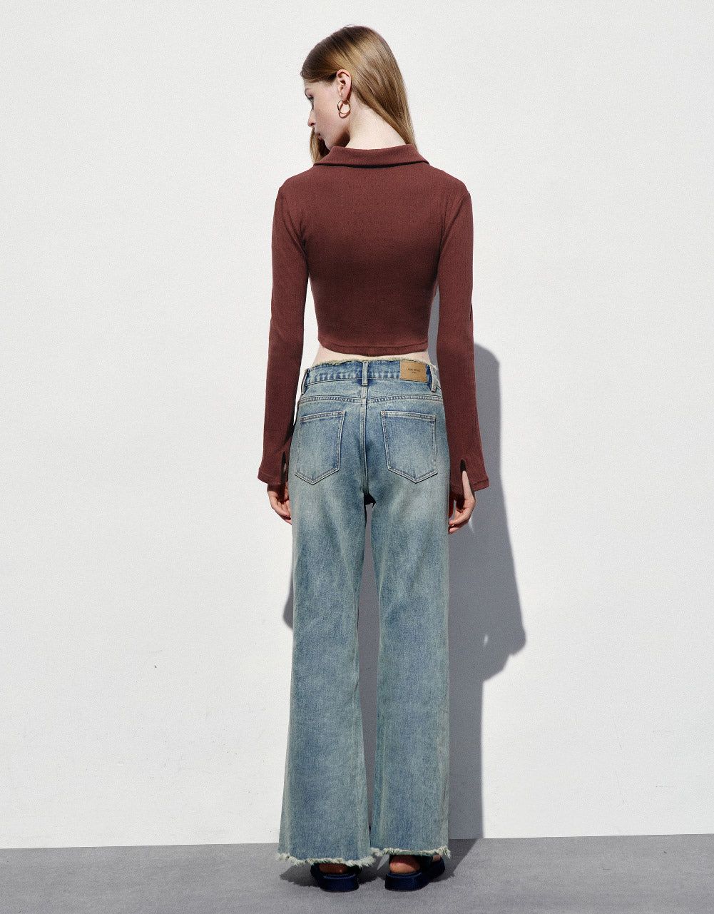 Skinny Knitted T-Shirt sold by Urban Revivo product image thumbnail 4