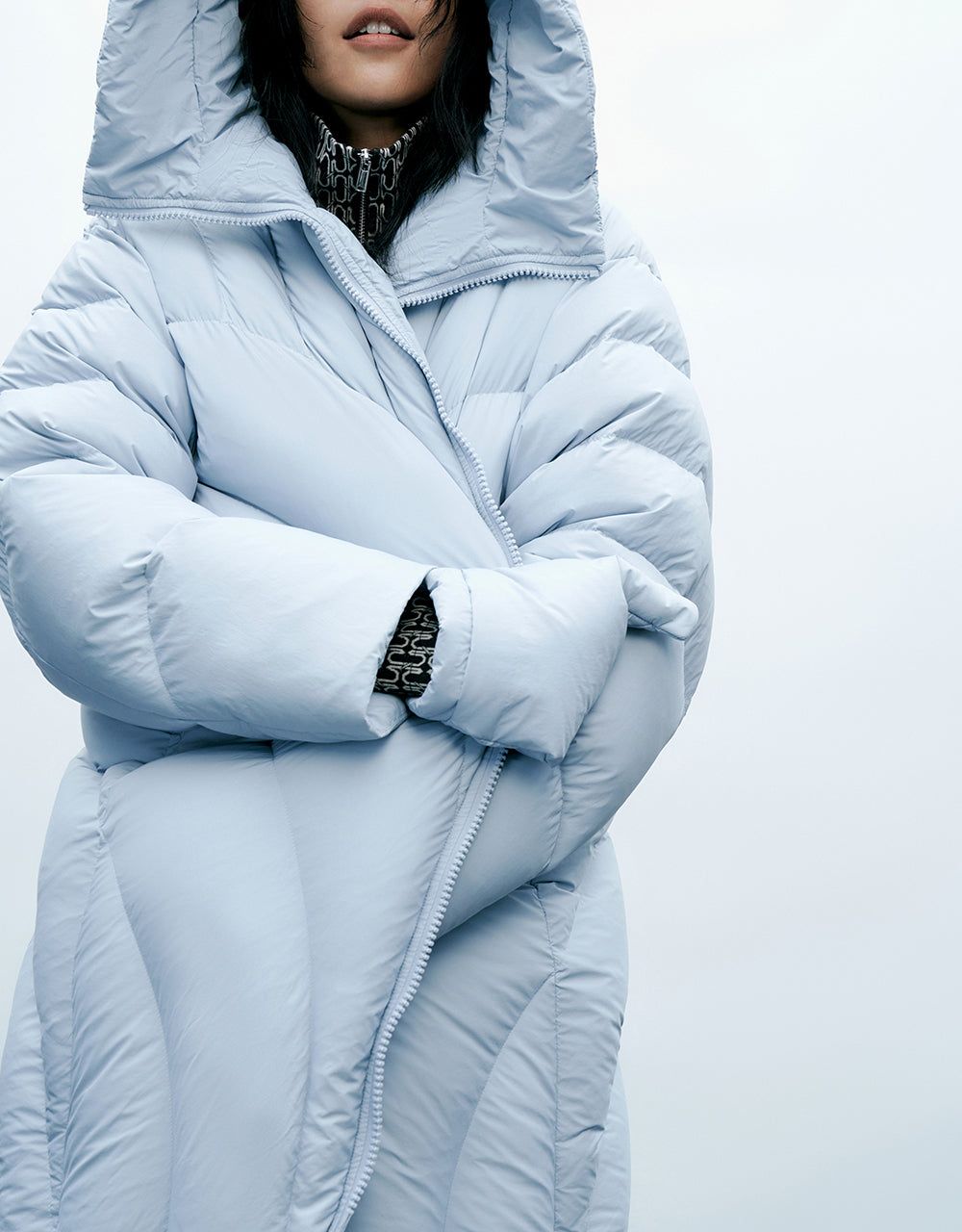 Zipper Front Down Jacket With Detachable Gloves sold by Urban Revivo product image thumbnail 5