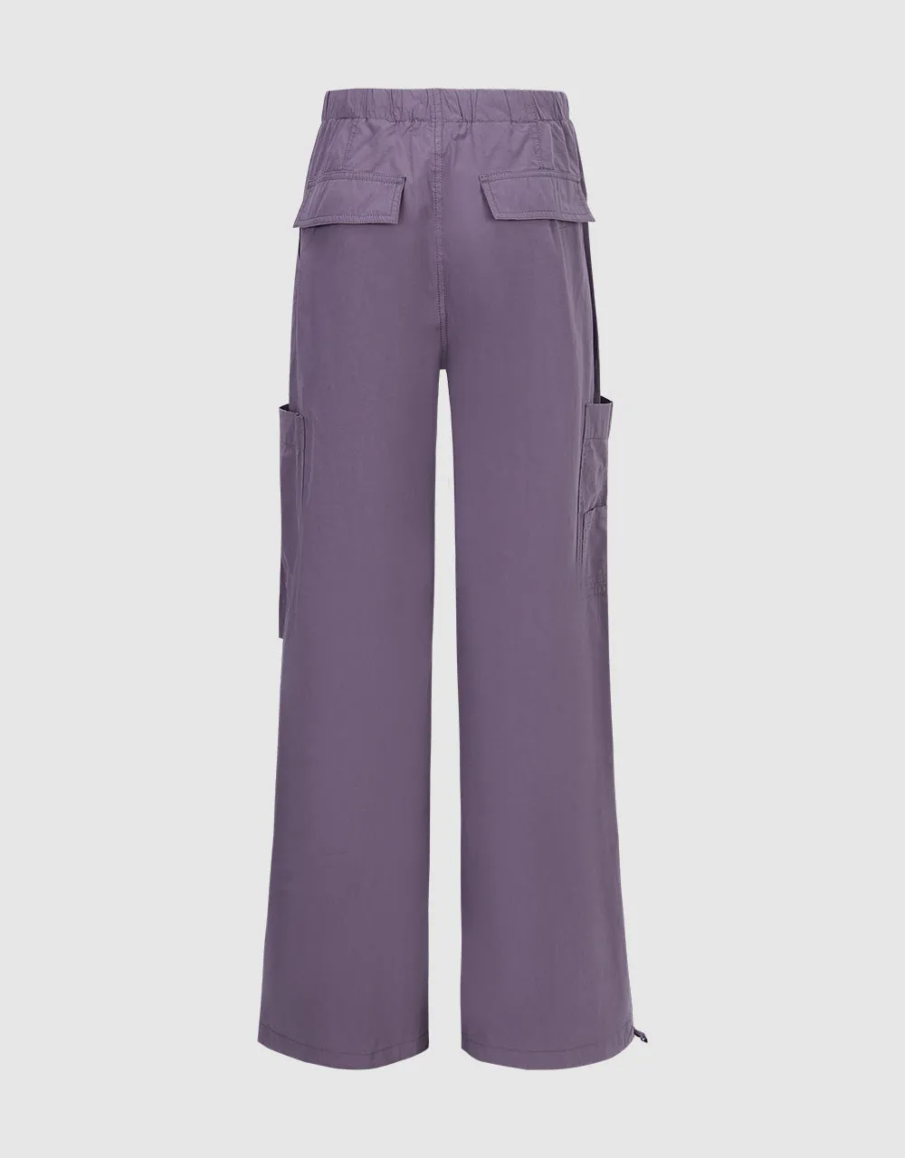Drawstring Waist Wide-Leg Pants sold by Urban Revivo product image thumbnail 3