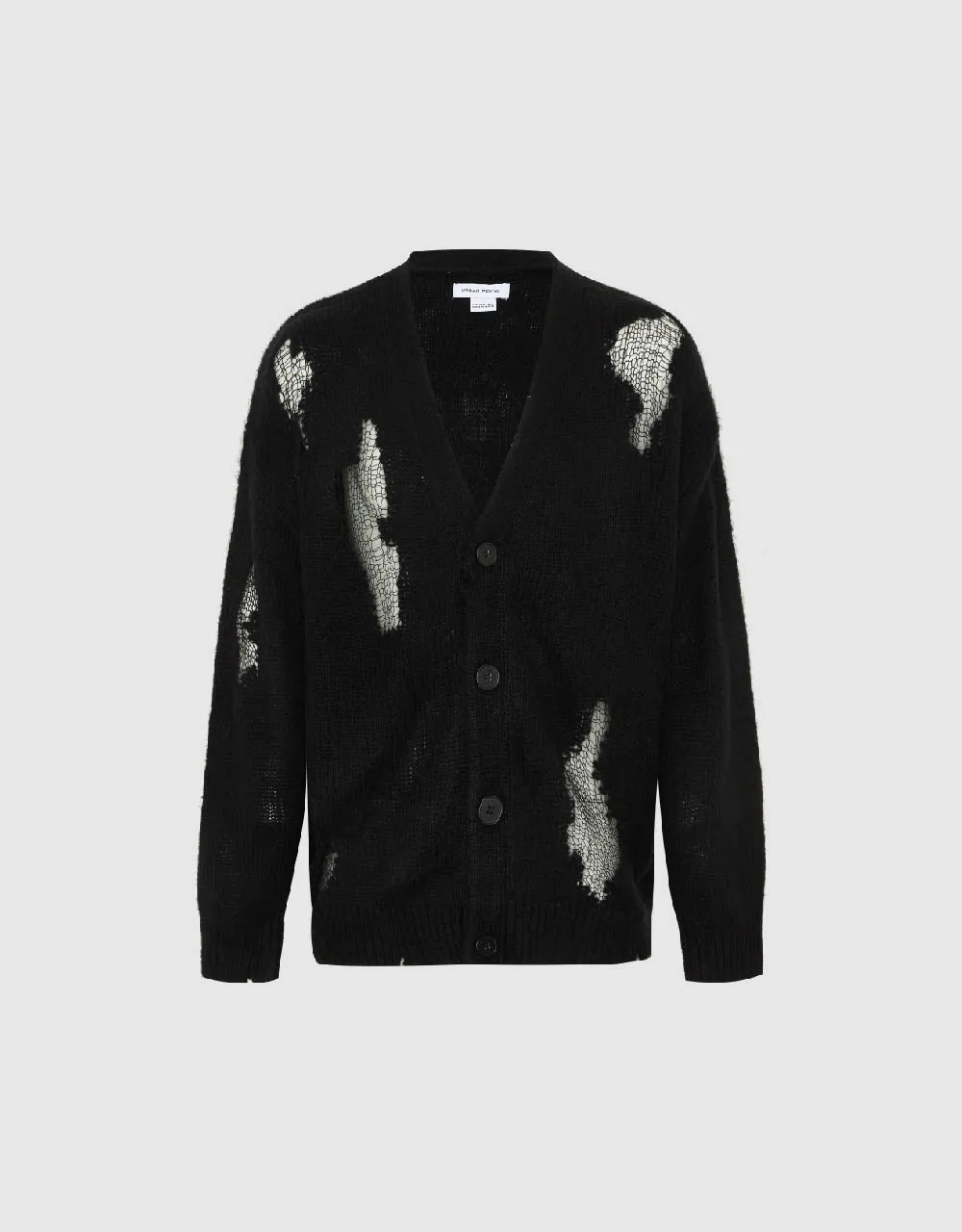 V-Neck Knitted Cardigan sold by Urban Revivo product image thumbnail 2