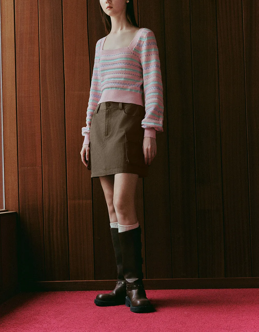 Mini A-Line Skirt sold by Urban Revivo product image thumbnail 4