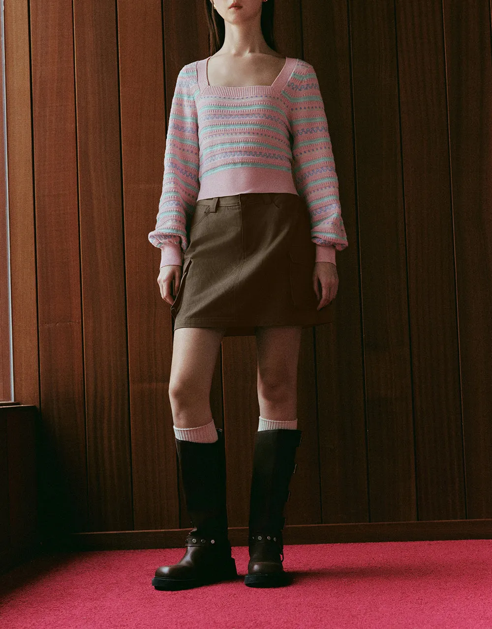 Mini A-Line Skirt sold by Urban Revivo product image thumbnail 2