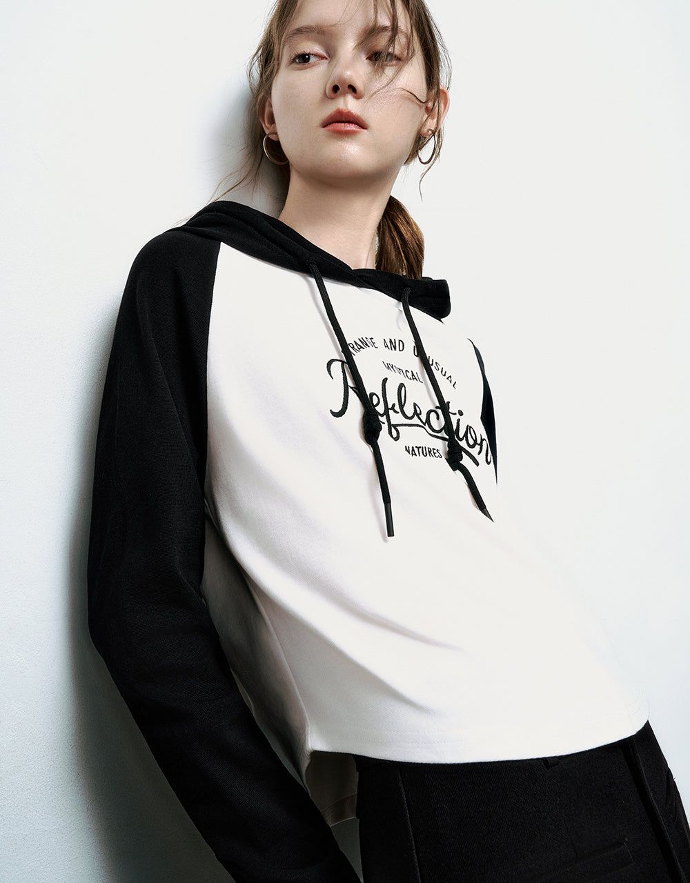 Letter Printed Hooded T-Shirt sold by Urban Revivo product image thumbnail 3