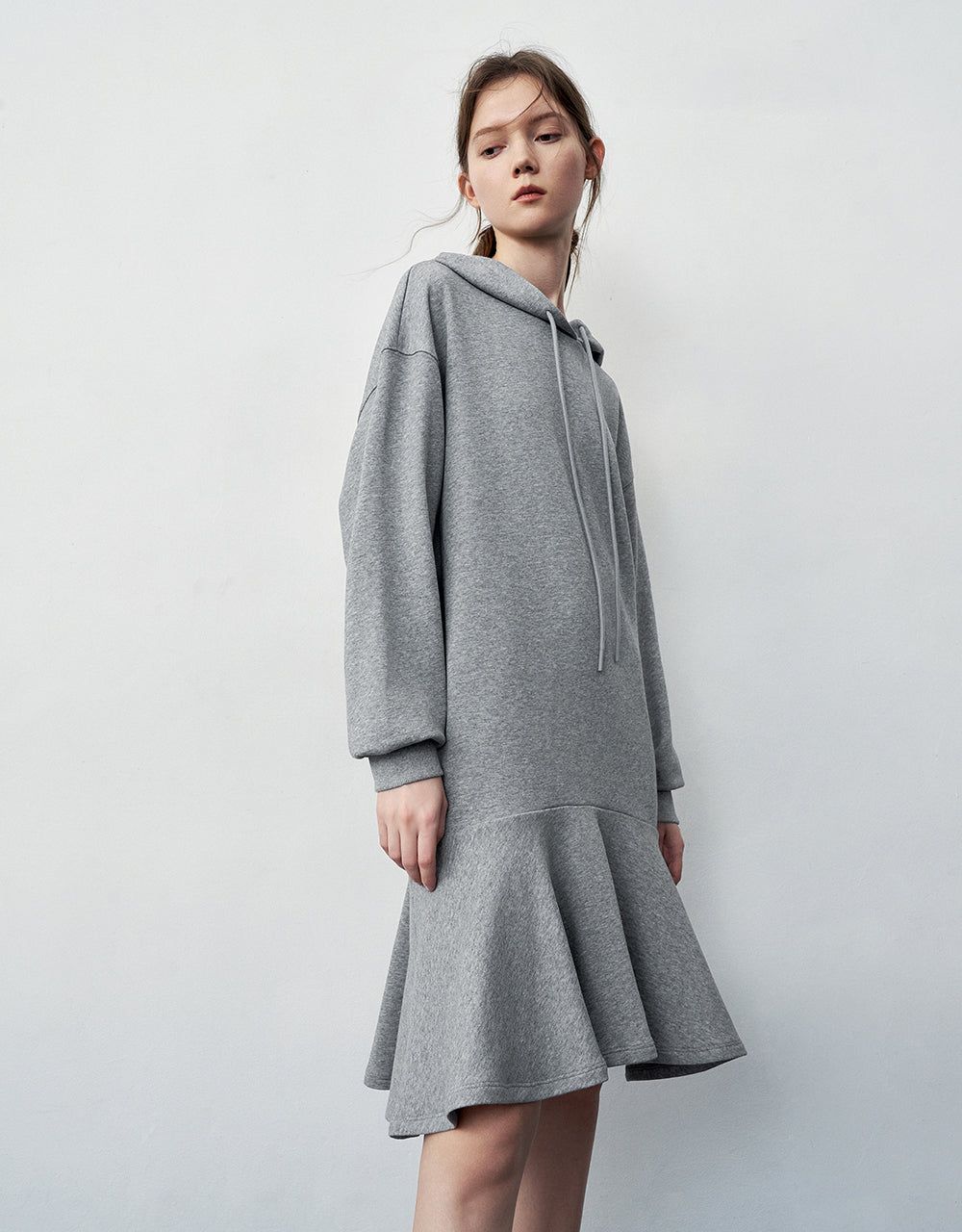 Hooded Straight Knitted Dress sold by Urban Revivo product image thumbnail 3